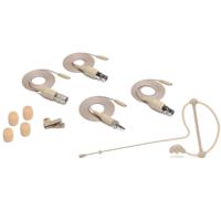 

Samson SE50x Omnidirectional Earset Microphone with 4x Adapter Cable, 2.5mm Capsule, Single Ear, Beige