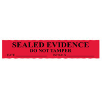 

Safariland 1.38"x108' Sealed Evidence Tape-Roll, Red