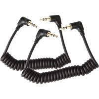 

Saramonic SR-CS350 6" Replacement 3.5mm to 3.5mm TRS Coiled Output Cable for DSLR, Mirrorless & Video Cameras, 2 Pack