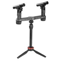 

Saramonic SR-MSM500 Dual Adjustable Stereo Bar Microphone Mount for X-Y & ORTF Recording