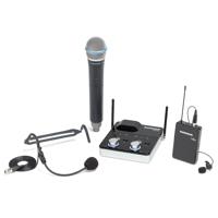 

Samson Concert 288m All-In-One Dual-Channel Wireless Mic System, D Band: 542-566MHz Frequency