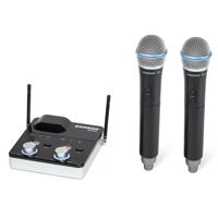 

Samson Concert 288m Handheld Dual-Channel Wireless Mic System, D Band: 542-566MHz Frequency