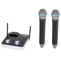 

Samson Concert 288m Handheld Dual-Channel Wireless Mic System, K Band: 470-494MHz Frequency