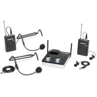 

Samson Concert 288m Presentation Dual-Channel Wireless Mic System, K Band: 470-494MHz Frequency