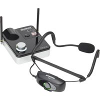 

Samson AirLine 99m Micro UHF Wireless System, Includes Qe Fitness Headset Microphone, AR99m UHF Micro Receiver, AH9 Micro Transmitter, Frequency Band D: 542 to 566MHz
