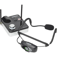 

Samson AirLine 99m Micro UHF Wireless System, Includes Qe Fitness Headset Microphone, AR99m UHF Micro Receiver, AH9 Micro Transmitter, Frequency Band K: 470 to 494MHz