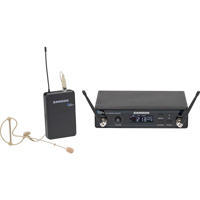

Samson Concert 99 Earset Frequency-Agile UHF Wireless System, Includes CR99 Receiver, CB99 Beltpack Transmitter, SE10 Earset, K: 470-494MHz