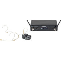 

Samson Airline AHX Wireless UHF Headset System, Includes CR99 Receiver, ATX Micro Transmitter and DE10 Headset Microphone, Frequency D: 542 to 566MHz