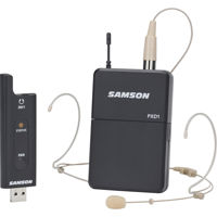 

Samson Stage XPD2 Headset 2.4GHz USB Digital Wireless System, Includes PXD1 Beltpack Transmitter, RXD2 USB Receiver and DE5 Micro Headset Microphone