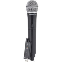 

Samson Stage XPD2 Handheld 2.4GHz USB Digital Wireless System, Includes HXD1 Handheld Transmitter with Q6 Dynamic Microphone Capsule and RXD2 USB Receiver