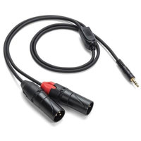 

Samson Tourtek Pro 9' Breakout Cable with 1/8" TRS Stereo to Dual XLR Male Connector