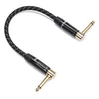 

Samson Tourtek Pro 1' Woven Patch Cable, 2 Right Angle Connector, 20 AWG, Gold Plug