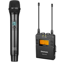 

Saramonic UHF Wireless Handheld Microphone System with Dual-Channel Receiver for DSLRs/Mirrorless & Video Cameras, 514 to 596 MHz
