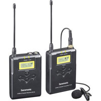 

Saramonic UwMic15 UHF Wireless Microphone System, Includes TX15 Bodypack Transmitter, RX15 Camera-Mountable Receiver and Clip-On Lavalier Microphone