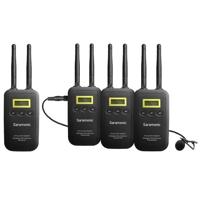 

Saramonic VmicLink5 5.8GHz SHF Wireless 3x Lavalier Microphone and Portable Receiver System for DSLR Cameras, Camcorders, Recorders and Mixers (5725 to 5875MHz)