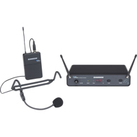 

Samson Concert 88x UHF Wireless Headset System, Includes CR88x Wireless Receiver, CB88 Beltpack Transmitter & HS5 Unidirectional Headset Microphone, K: 470-494 MHz