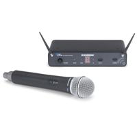 

Samson Concert 88x UHF Wireless Handheld System, Includes CR88x Wireless Receiver, CH88 Handheld Transmitter, Q6 Dynamic Microphone Capsule, D: 542 - 566MHz