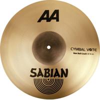 

Sabian 16" AA Raw Bell Crash Cymbal, Thin, Natural Finish