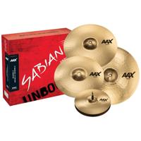 

Sabian AAX Promotional Cymbal Set with 14" AAX Hi-Hat, 16/18" AAX Thin Crash, 21" AAX Ride Cymbals, Natural Finish