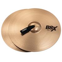 

Sabian 18" B8X Marching Band Hand Cymbals, Medium-Heavy, Natural Finish, Pair