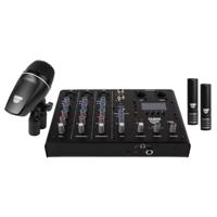 

Sabian Sound Mixer System with 1x Kick Drum Dynamic Microphone, 2x Overhead Microphones