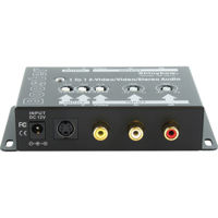 

Shinybow SB-2810 1x1 S-Video & Composite Video and Stereo Audio Amplifier, RCA Connector