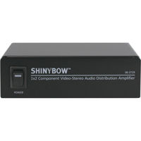 

Shinybow 1x2 Component Video Splitter Distribution Amplifier with Stereo Audio, RCA Connector