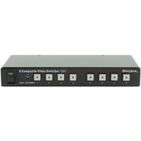 

Shinybow 8x1 Composite Video Selector Switcher with IR Remote Control, BNC Connector