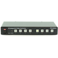 

Shinybow 8x1 Composite Video Selector Switcher with IR Remote Control, RCA Connector