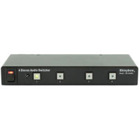 

Shinybow 4x1 Stereo Audio Selector Switcher with IR Remote Control