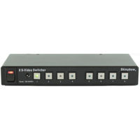 

Shinybow 8x1 S-Video Selector Switcher with IR Remote Control