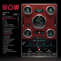 

Sugar Bytes WOW 2-21 incredible filter types with the famous vowel mode in a fresh new GUI. - Electronic Delivery