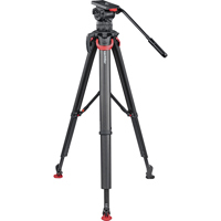 

Sachtler DV 12 FT MS System with flowtech 100 Tripod, Mid-Level Spreader, Rubber Feet and Padded Bag