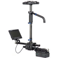 

SteadiCam Zephyr Camera Stabilizer System, Includes 7" HD Monitor, Compact Vest, V-Mount Battery Plate, 28" 2-Stage Arm, Hard Case