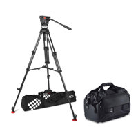 

Sachtler Ace XL Tripod System with CF Legs and Mid-Level Spreader (75mm Bowl) - With Sachtler SC003 Doctor 3 Standard Camera Bag with Internal LED Lighting