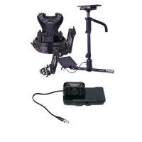 

SteadiCam AERO 30 2-Section Carbon Fiber Sled with 7" 3G-HD/SD/HDMI Monitor, A-30 Arm, Zephyr Vest, With Steadicam V-Lock Battery Mount with D-Tap