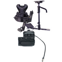 

SteadiCam AERO 30 2-Section Carbon Fiber Sled with 7" 3G-HD/SD/HDMI Monitor, A-30 Arm, Zephyr Vest, With SteadiCam Sony BP-U Battery Mount