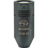 

Schoeps CCM 22 L Open Cardioid Compact Microphone with Lemo Disconnect, 40Hz-20kHz Frequency Range, 90Ohms Impedance, Matte Gray