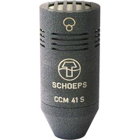 

Schoeps Schoeps CCM 41S L Supercardioid Compact Microphone with Lemo Disconnect for Close Speech, 80Hz-20kHz Frequency Range, 90Ohms Impedance, Matte Gray, Open Box