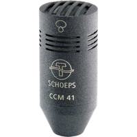 

Schoeps CCM 41 U Supercardioid Compact Microphone, 40Hz-20kHz Frequency Range, 90Ohms Impedance, Matte Gray