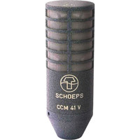 

Schoeps CCM 41V L Supercardioid Compact Microphone with Lemo Disconnect, 40Hz-20kHz Frequency Range, 90Ohms Impedance, Matte Gray