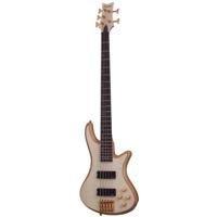 

Schecter Stiletto Custom-5 5-String Electric Bass Guitar, Rosewood Fretboard, Natural Satin