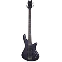 

Schecter Stiletto Studio-4 Electric Bass Guitar, Rosewood Fretboard, See-Thru Black Satin