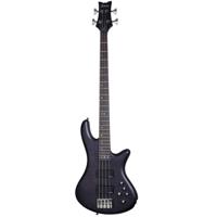 

Schecter Stiletto Studio-4 Electric Bass Guitar, Rosewood Fretboard, See-Thru Black Satin