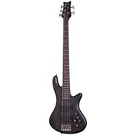 

Schecter Stiletto Studio-5 5-String Electric Bass Guitar, Rosewood Fretboard, See-Thru Black Satin