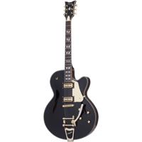 

Schecter Retro Coupe Electric Guitar, Ebony Fretboard, Gloss Black