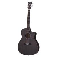 

Schecter Deluxe Acoustic Electric Guitar, Rosewood Fingerboard, Satin See Thru Black