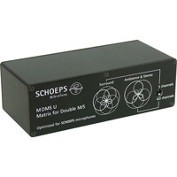 

Schoeps MDMS U Passive Matrix Box for Double M/S, Black