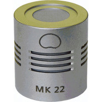 

Schoeps MK 22 Open Cardioid Microphone Capsule, 40Hz to 20kHz Frequency Range, 14mV/Pa Sensitivity, 80dB-A Signal-to-Noise Ratio, Directional Pattern, Nickel