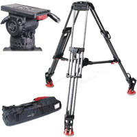 

Sachtler Sachtler System DV 12 SB ENG 2 MCF Carbon Fiber Tripod System DV-12 SB Fluid Head, 2-Stage Tripod, Mid Level Spreader, Rubber Feet & Padded Bag, Supports 30.8 lbs